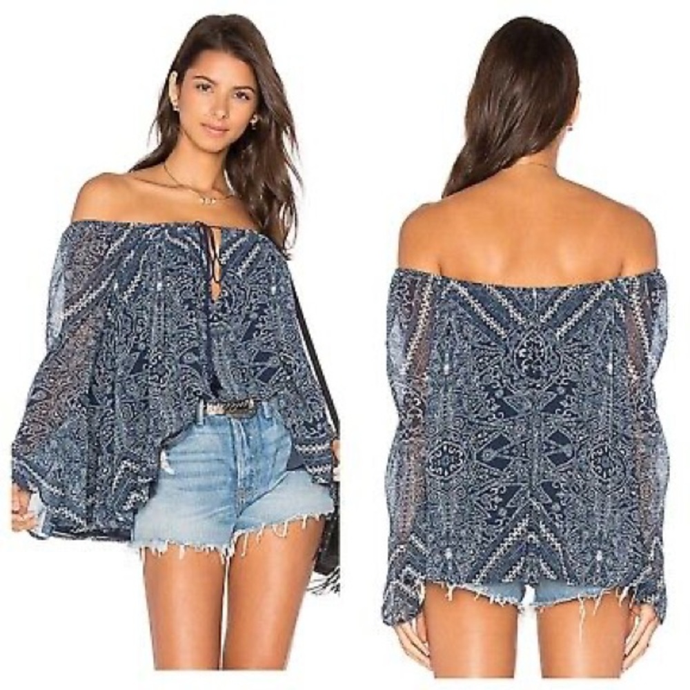 The Jet Set Diaries Moroccan Tile Blouse